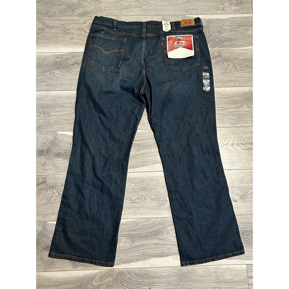 NWT Levi's 537 Western Bootcut Stretch Jeans Mens Size 44x32 Dark Wash Denim